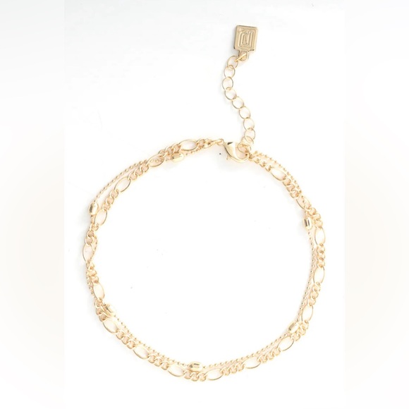NEW DANNIJO Double Gold Anklet - Picture 3 of 4
